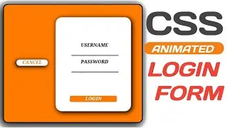 Animated login form using Html and css | How to make Animated login form by Beginner's code