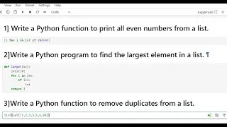 10 Basic Python Coding Challenges for Data Analyst Interviews | Enhance Your Logic Building Skills.