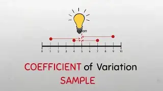 Statistics|| Coefficient of Variation for a Sample || Measures of Dispersion