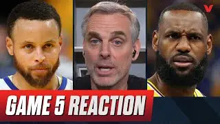 Reaction to Anthony Davis injury, Warriors beating Lakers in Game 5 | Colin Cowherd NBA