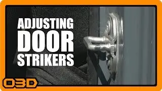 Adjusting Jeep Wrangler Door Strikers after TMR Customs Delrin Hinge Liner Upgrade