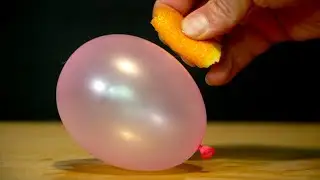 Amazing Science: Popping Balloon with Orange