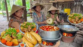 Sườn Heo Nấu Cá Mòi Khoai Môn | Hương Vị Món Ngon Của Những Người Mẹ Miền Quê || Hometown meal