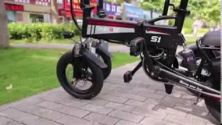 Rent or hire a foldable electric e-bike in Malta from Kiribiss.com