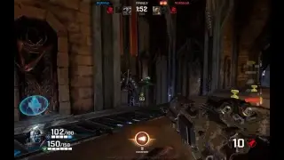 КРАБ играет в quake champions OMG ЭТО пздц!!!!!!! чат не вижу