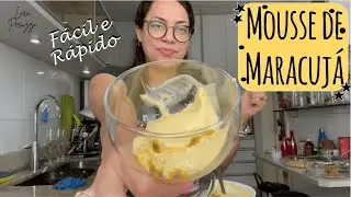 COMO FAZER MOUSSE DE MARACUJÁ COM A FRUTA