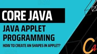 032 JAVA Applet Programming : How to create an shapes in Applet?