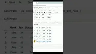 How to concatenate 2 pandas Dataframes and reset index