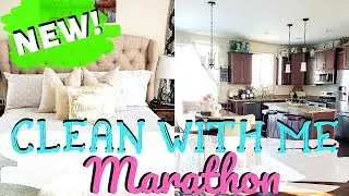 CLEAN WITH ME MARATHON 2019 | OVER 2 HOURS OF CLEANING | CLEAN THE HOUSE