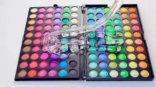 ADDING TOO MUCH INGREDIENTS INTO SLIME! Adding Too Much Of Everything MAKEUP Into SLIME!