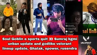 Soul Goblin ESports Quit | Godlike Velorent  Lineup | Rusendra  Bhai Franchise Slot Salary 😯
