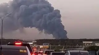 Пожар в москве