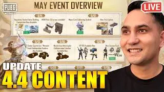 (vert) NEW SKINS AND COLLABS IN 4.4 UPDATE PUBG MOBILE | BGMI 