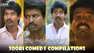 Vellaikaara Durai Movie Scene | Soori Comedy Compilations | Vikram Prabhu | Sri Divya | Soori
