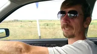 Поездка на машине в деревню.
