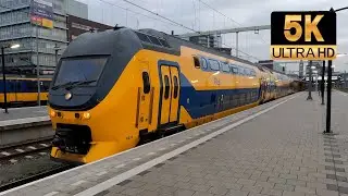 5K Cab Ride: Many spotters! But wait... Enschede - Amersfoort CABVIEW HOLLAND VIRM 15jan 2021