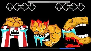 FNF Belike Alphabet Lore | Alphabet Lore But they got to KFC (A-Z...) #New | Alphabet Lore Animation