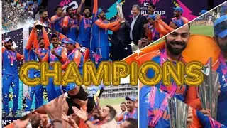 CONGRATULATIONS TEAM INDIA | WINNERS OF T202WC2024 | #rohirat  #t20worldcup2024 #indvssa