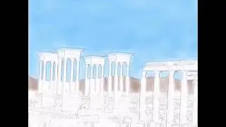 Palmyra, Syria 2005 Coloring book for adults