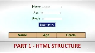 [Javascript tutorials #2] Get details and display in a table JS Part1 - Data processing & display