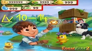 FarmVille 2 LEVEL 10-14 Gameplay Hack Unlimited Money, Keys