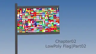 Low Poly Flag | 01 | Texture, Light and Render | Chapter02 | Assets| 3DsMax