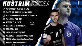 Kustrim Ninaj | Right Wing | HC Osijek | Highlights | Handball | CV | 2023/24