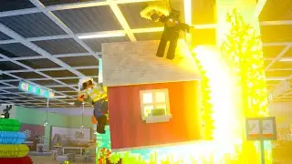 The house flies away from with Rocket Booster - Teardown
