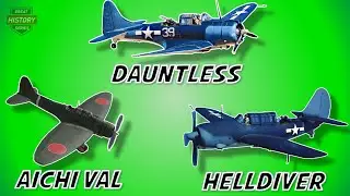 U.S. and  Japanese DIVE BOMBERS in WW2