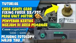 ATASI KERTAS MACET DI AREA UNIT PEMANAS MESIN FOTOCOPY CANON IR5000/6000