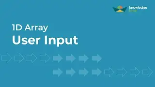 Single Dimensional Array: Accepting User Input | Java & BlueJ | ICSE Computer Applications