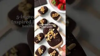 5-ingredient Healthier Ice Cream Pops🤩🤩 