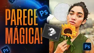 REMOVA FUNDOS COMPLEXOS com essa ferramenta escondida do Photoshop | PARECE MÁGICA!