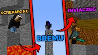 WIELKI COMEBACK SCREAMA! - MINECRAFT DEATH SWAP Bremu vs inviaczeG vs screamking1337
