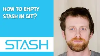 how to empty stash in git
