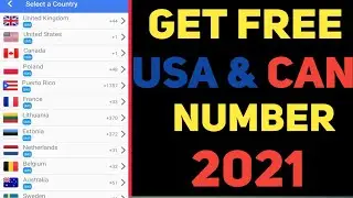 Get Free Us Number For Verification | Real Us Number For Verification 2021 | Usa  number English