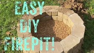 HOW TO BUILD A FIREPIT // DIY Firepit under $80!