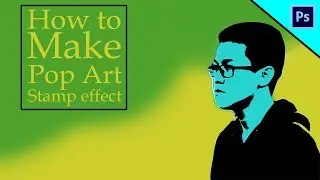 How to make Pop art stamp effect - Photoshop tutorial
