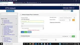 KTS Infomate | How to add Player