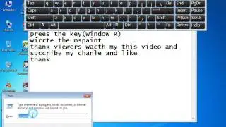 how to open the paint in shortcut key