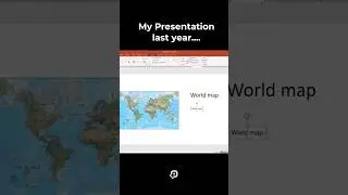 My presentation last year Vs Now