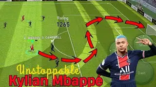 Unstoppable Kylian Mbappé PES 2021 🔥| Mbappe Pes 2021 #pes2021 #pes