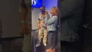 @AlexSensation La Mega 97.9 & Brenda K. Starr back stage at the Barclays Center Brooklyn, NY