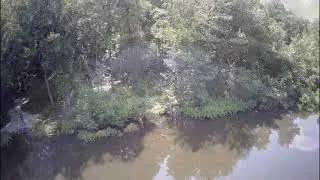 Practice Drone Flyover pond in Washington Lake Park