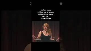 Mariah Carey's special speech #mariahcarey #drunk cr: lambily4life