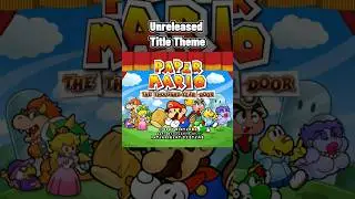Uncovering Paper Mario's Hidden Music! 📜⭐️ 