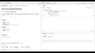 LeetCode DCC Jun 2024 - Day 17 - 633. Sum of Square Numbers
