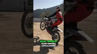 Master lifting your front tire! #irctire #dirtbike #hardenduro