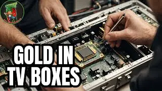 Valuable Gold Recovery Materials in Scrap TV Boxes