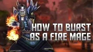 Fire Mage Advanced Burst Rotation Guide /w one shot macro MoP 5.2-5.4